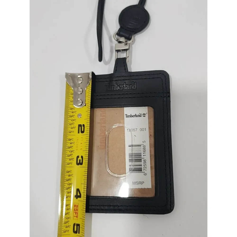 Vintage Timberland Lariat Wallet ID Card Card Wallet Black New